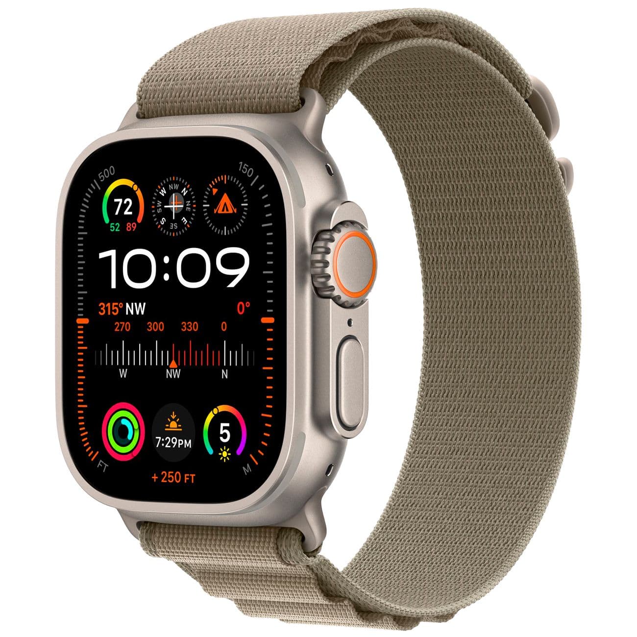Apple Watch Ultra 2 Alpine Loop Olive Medium — купить в Белгороде, фото 1