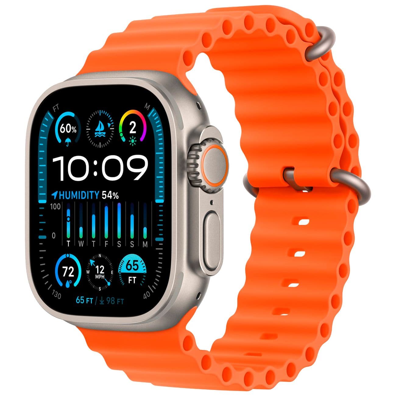 Apple Watch Ultra 2 Ocean Band Orange — купить в Белгороде, фото 1