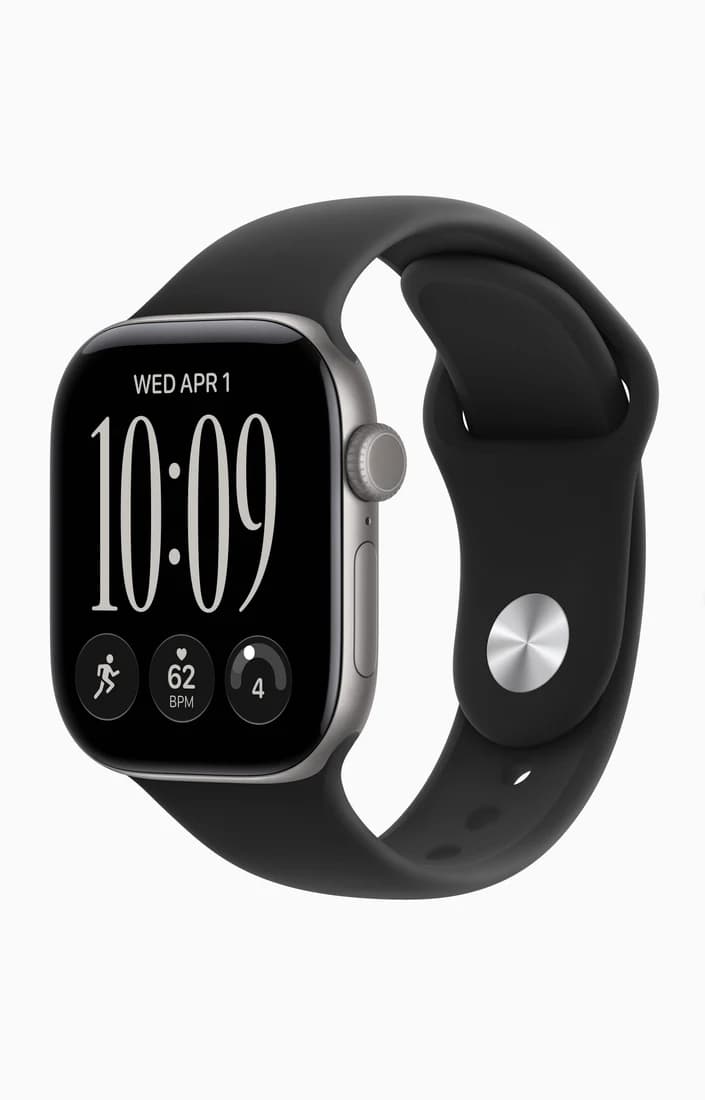 Смарт-часы Apple Watch Series 12 42mm S/M Space Gray серый космос /Black SB — купить в Белгороде, фото 1