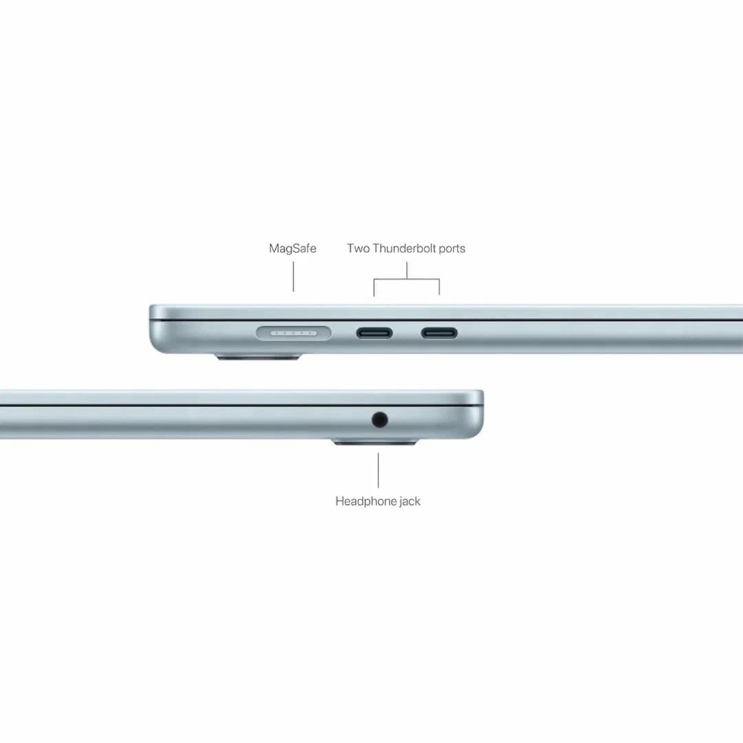 Ноутбук Apple MacBook Air 13″ (M5), 16 ГБ ОЗУ, SSD 512 ГБ, Wi‑Fi 7, Sky Blue — купить в Белгороде, фото 4